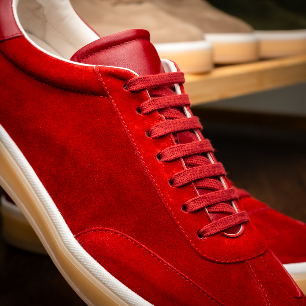 GOTTI Suede Sneaker, Red