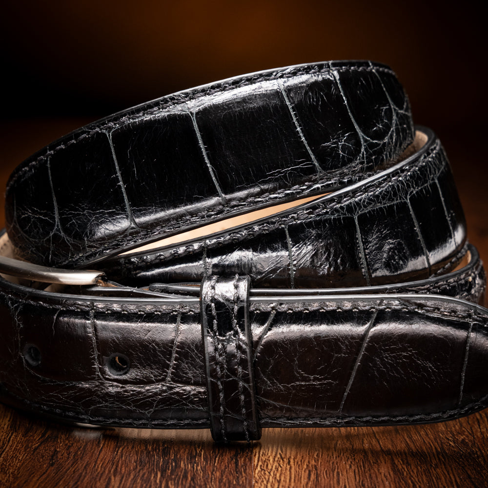70-100-BLK ALLIGATOR Belt, Black