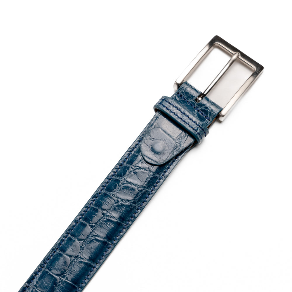 70-100-DNM ALLIGATOR Belt, Denim
