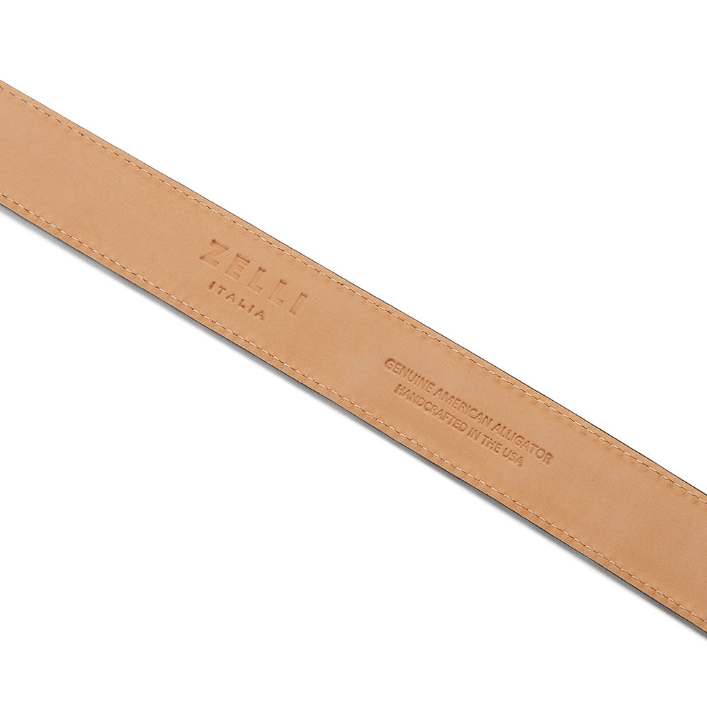 70-100-GRY ALLIGATOR Belt, Grey