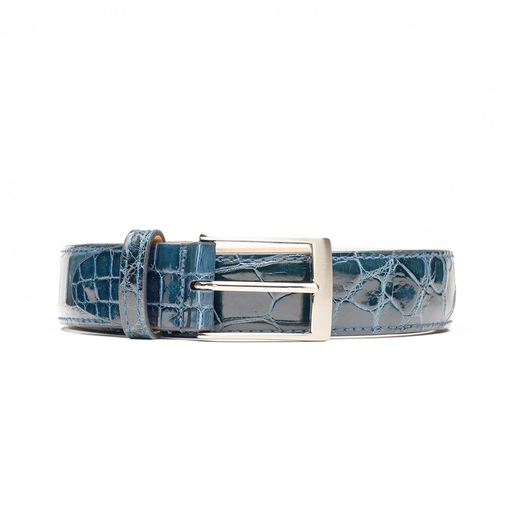 70-100-DNM ALLIGATOR Belt, Denim