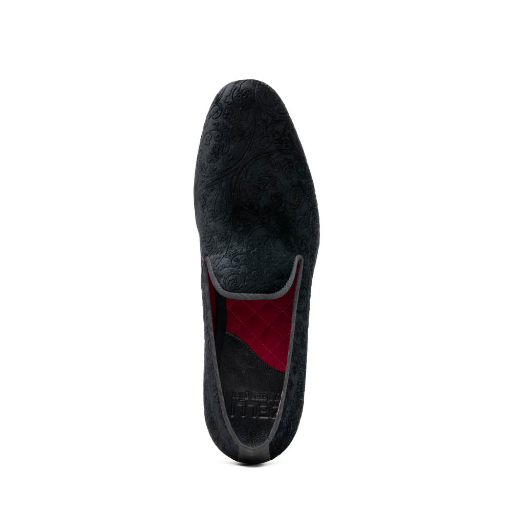 10-520-BLK FORMAL II Velvet Tuxedo Shoe, Black
