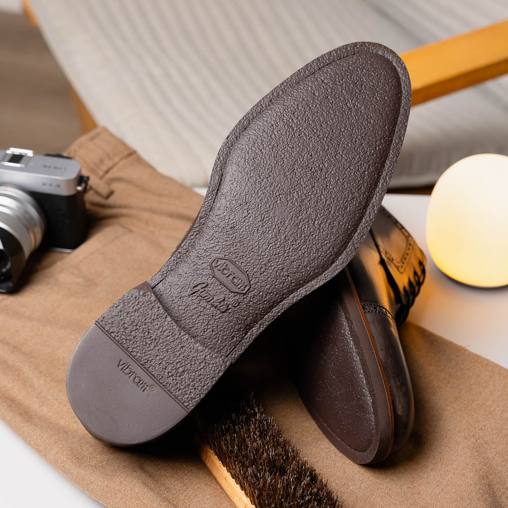 25-548-GRY GIOVANNI Italian Calfskin Lace Up Black