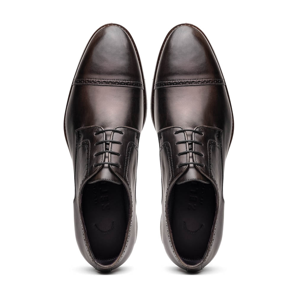 25-548-GRY GIOVANNI Italian Calfskin Lace Up Black