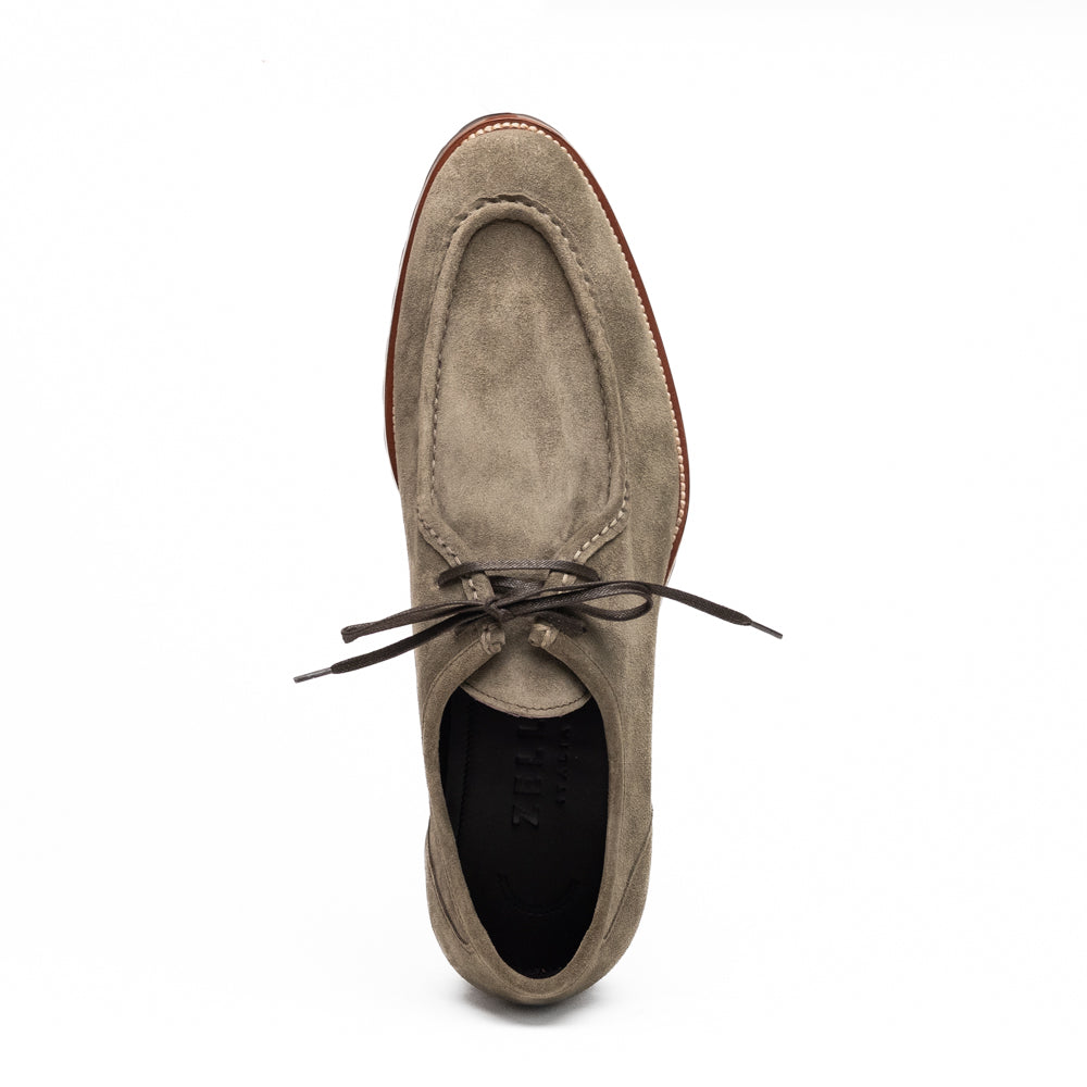26-303-SGE WALLABY Suede Lace Up, Sage