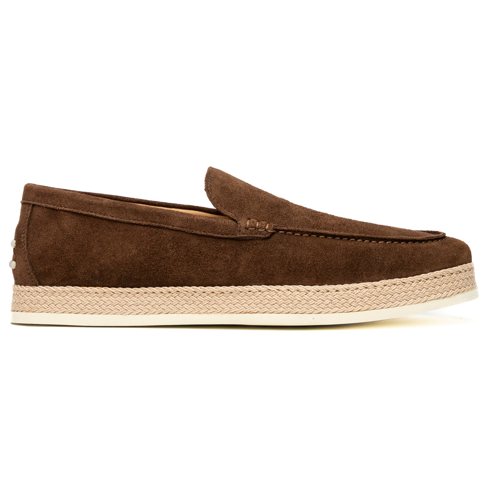 AMATO Suede Loafer, Chocolate Brown
