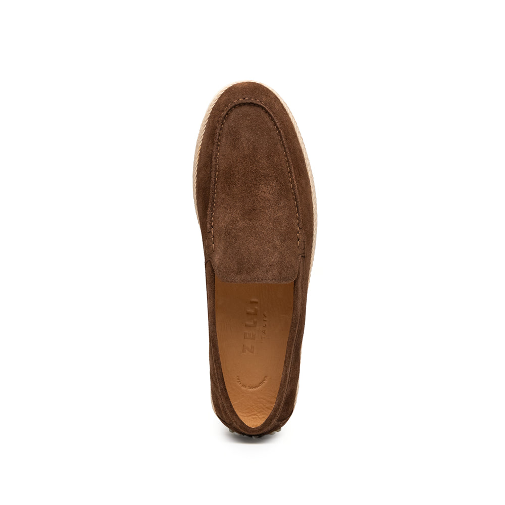 AMATO Suede Loafer, Chocolate Brown