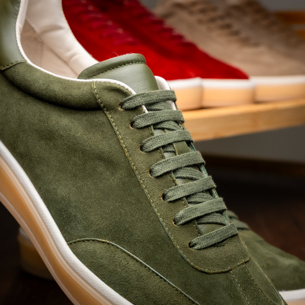 GOTTI Suede Sneaker, Olive