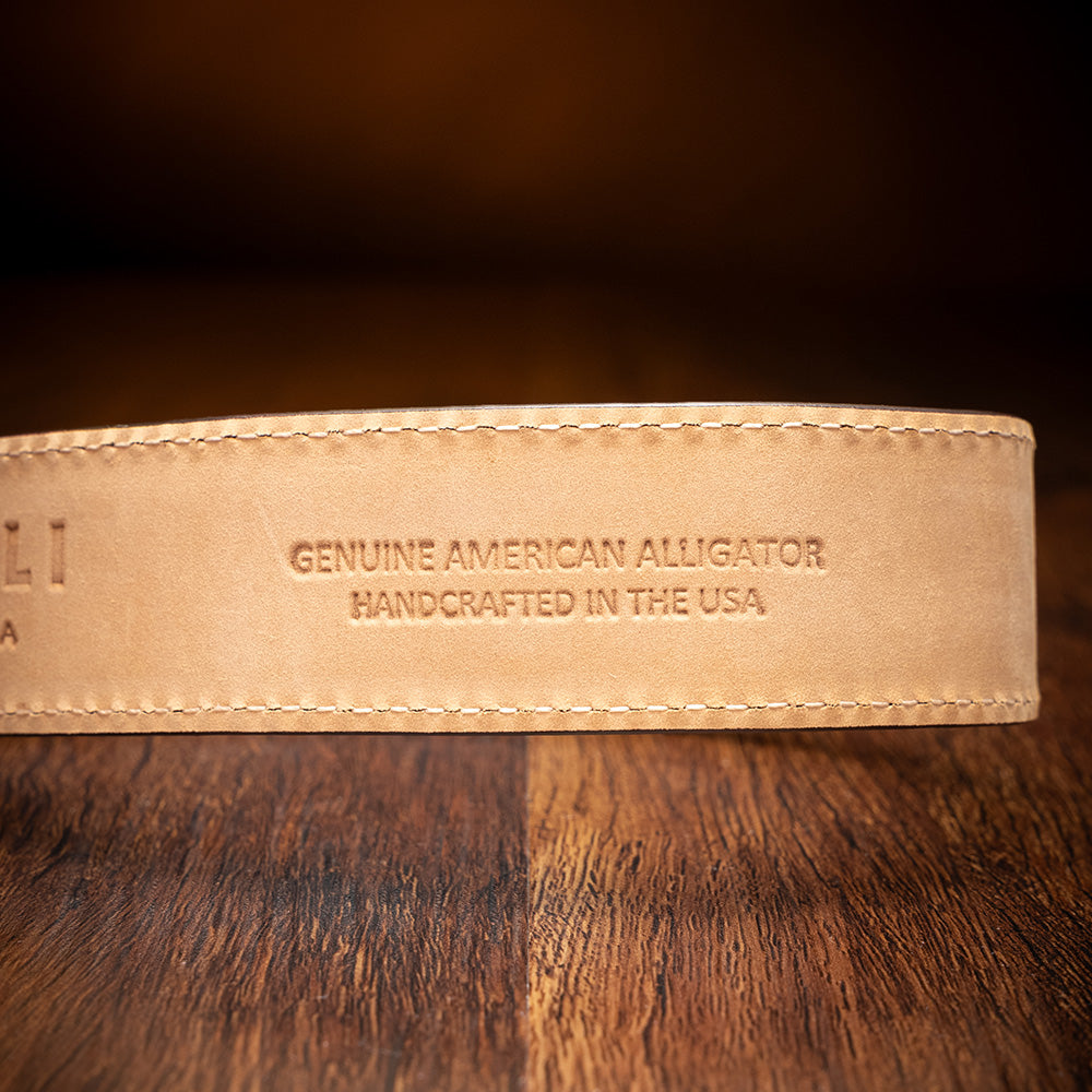 70-100-DNM ALLIGATOR Belt, Denim