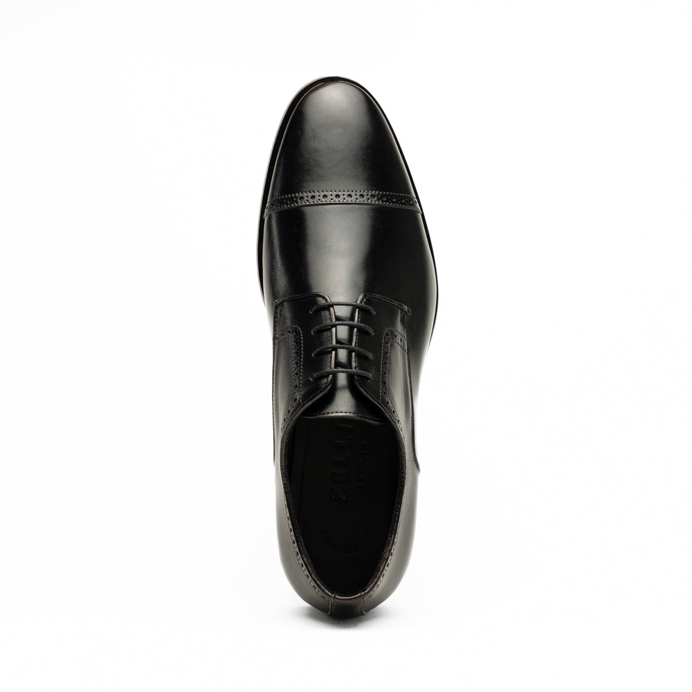 25-548-BLK GIOVANNI Italian Calfskin Lace Up Black