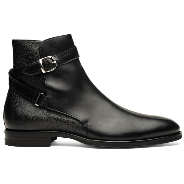 45-600-BLK Jodphur Italian Calfskin Boot, Black