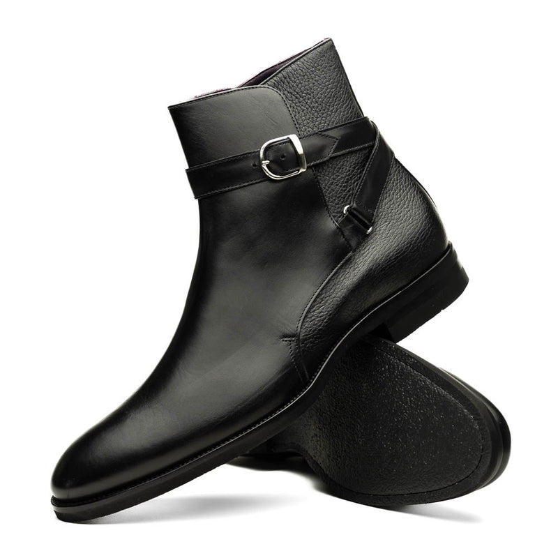 45-600-BLK Jodphur Italian Calfskin Boot, Black