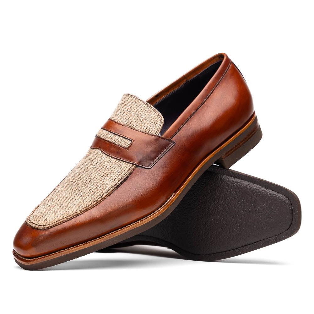 Buying MEASPONTE Leather Slip-On Loafers Italia