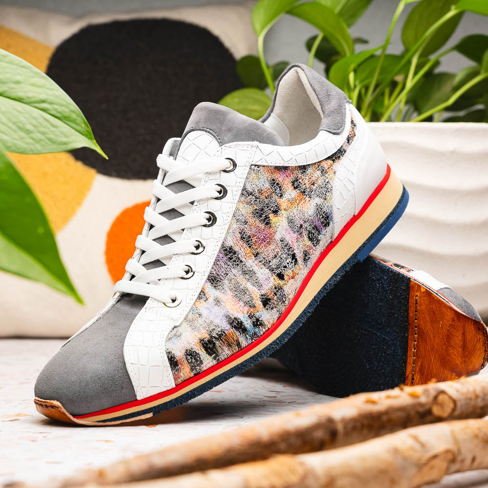 Doublet IVORY PORCUPINE LACE UP SNEAKER - IVORY | Garmentory