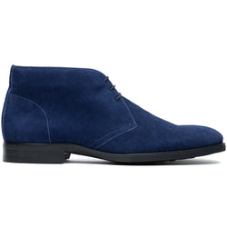 46-592-NVY MARCO Suede Calfskin Chukka Boot, Navy