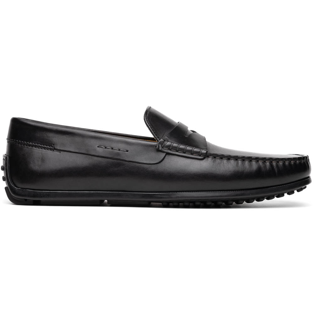 Carlo Pazolini Driving Moccasin Shoe Black Pebble Grain Leather outlets Horsebit Loafer Sz US 8 E EU 41