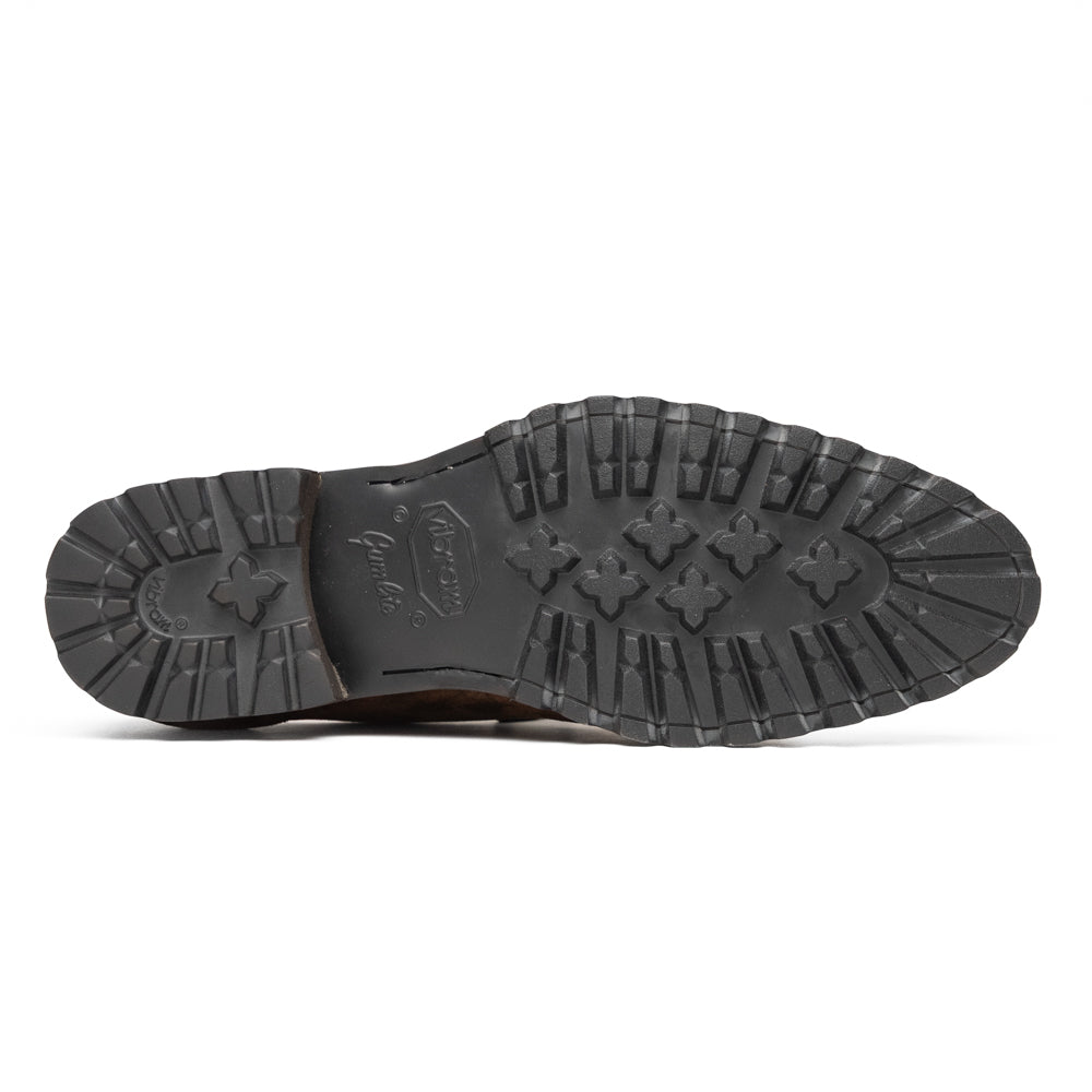 26-303-CHO WALLABY Suede Lace Up, Chocolate