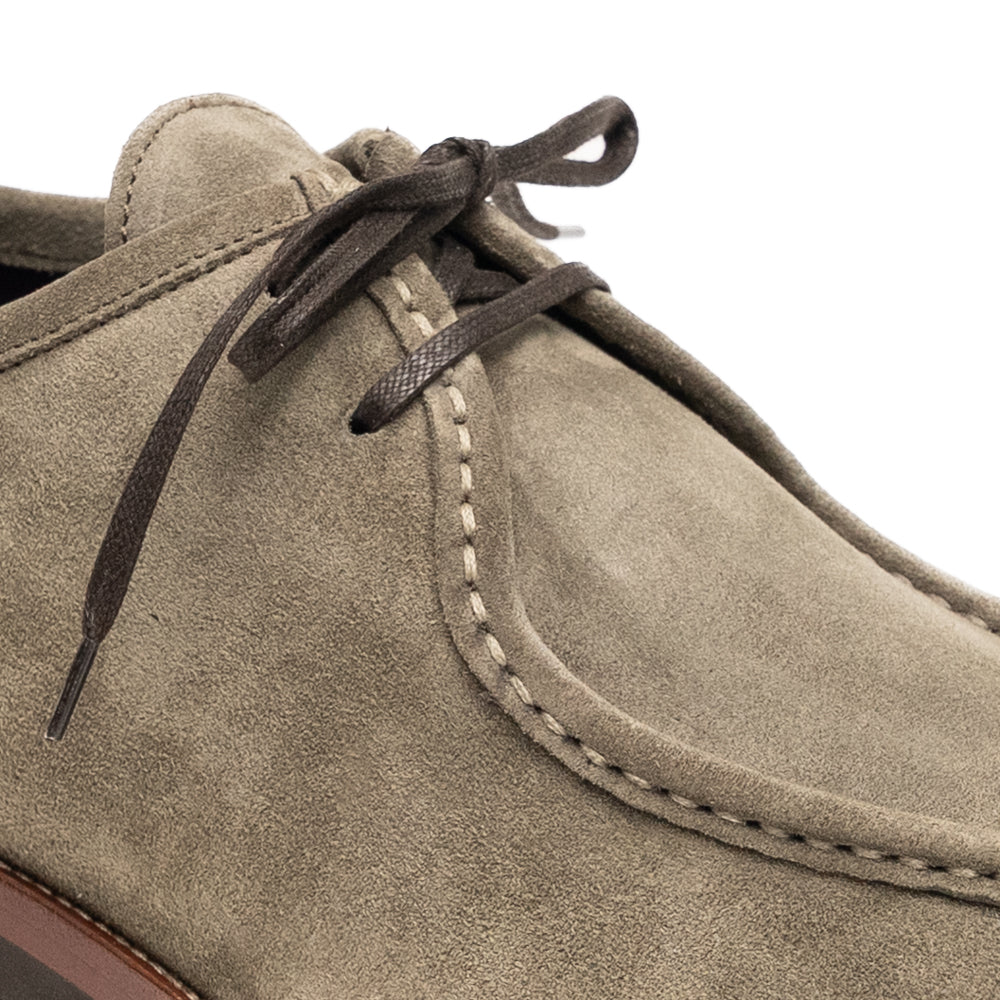 26-303-SGE WALLABY Suede Lace Up, Sage