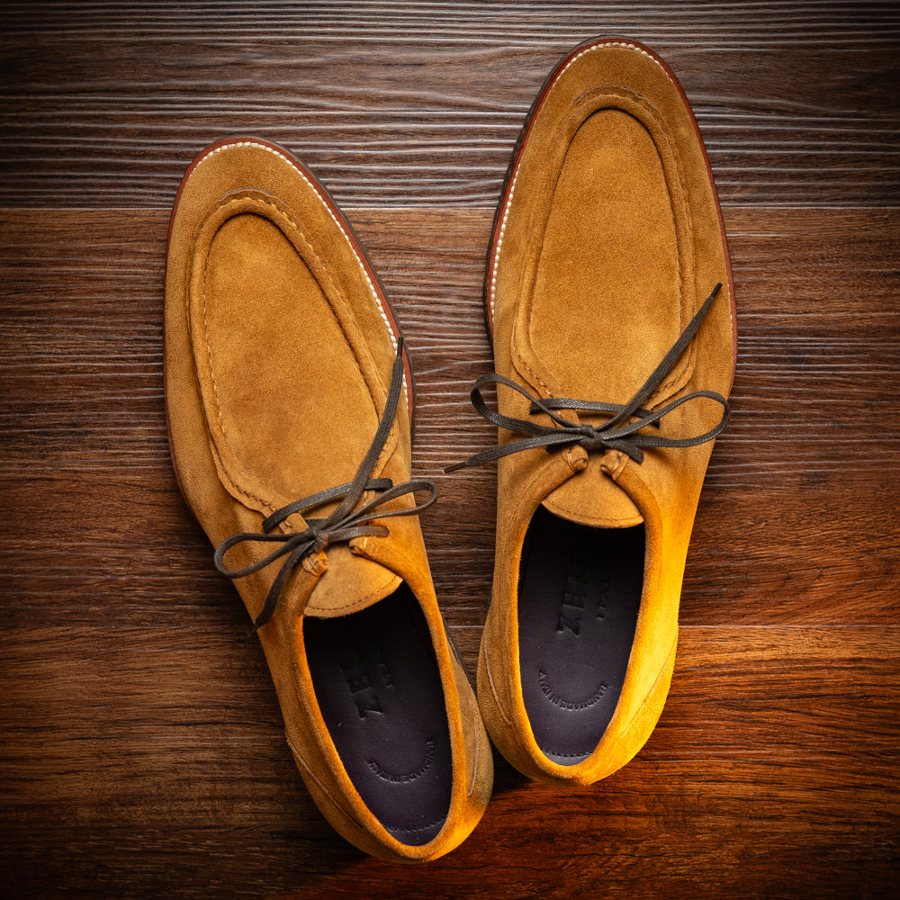 26-303-TOB WALLABY Suede Lace Up, Tobacco