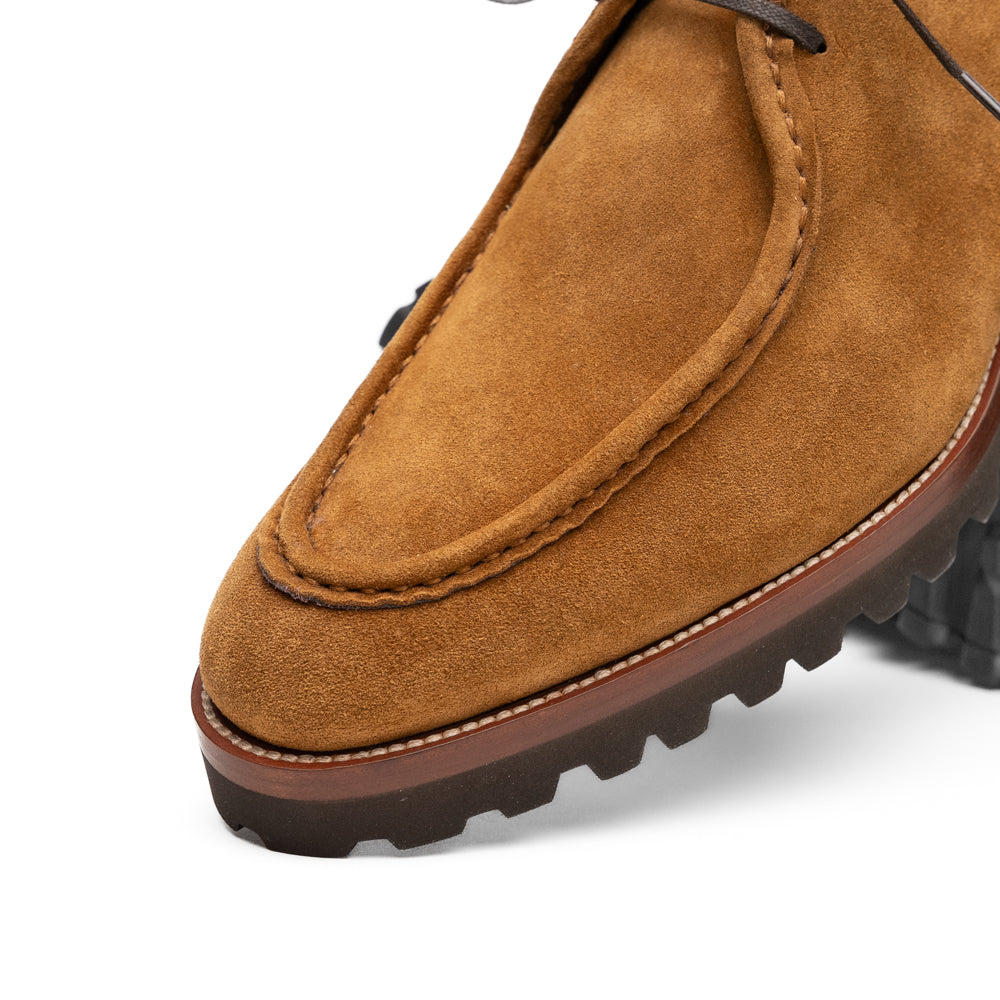 26-303-TOB WALLABY Suede Lace Up, Tobacco