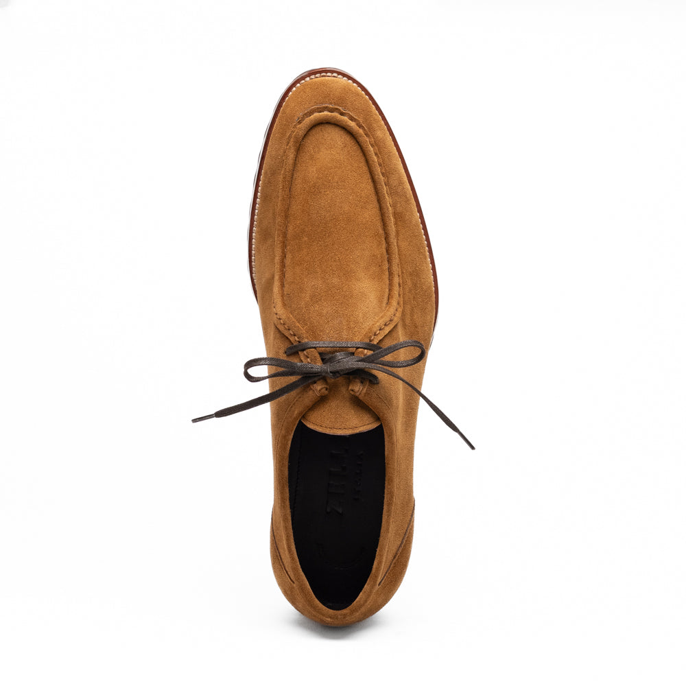 26-303-TOB WALLABY Suede Lace Up, Tobacco