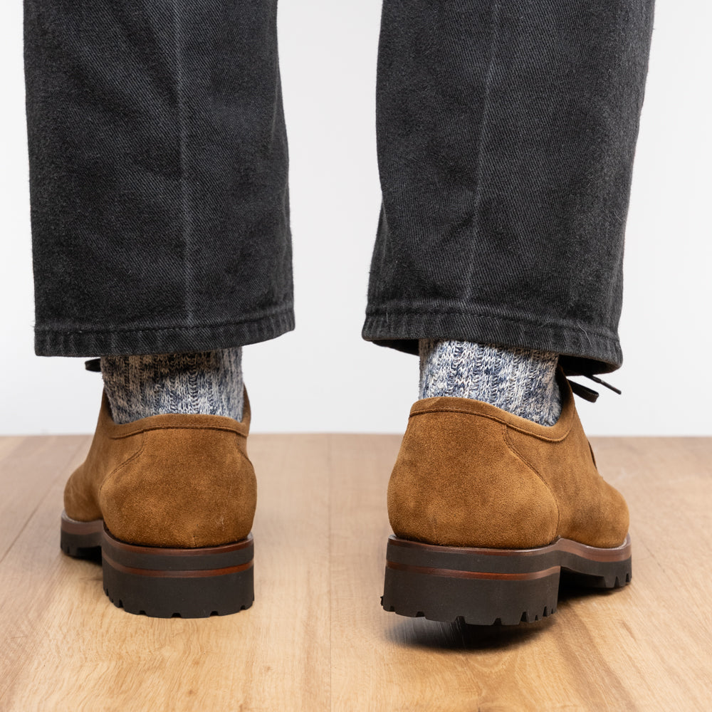 26-303-TOB WALLABY Suede Lace Up, Tobacco