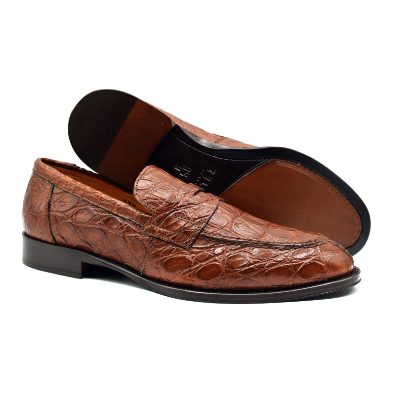 O-11-221-CGM REMUS Crocodile Cognac