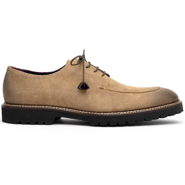 26-224-OAK CAMPO Sueded Goatskin Lace Up with Wax Finish, Oak