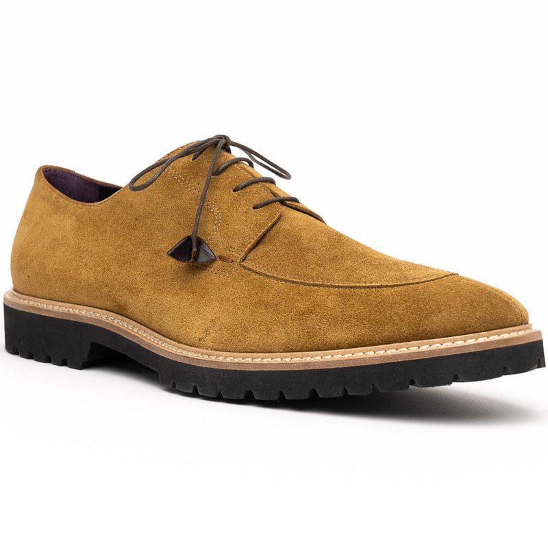 26-220-TOB CAMPO Sueded Goatskin Lace Up, Tobacco